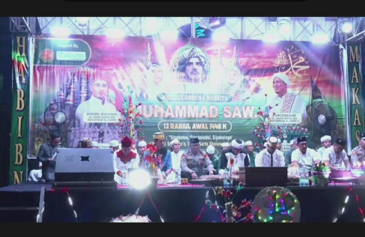 MAUDU LOMPONA NABBITA MUHAMMAD SAW. BERSAMA HABIBNA MAKASSAR